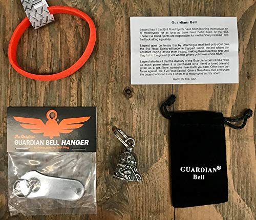 Guardian Bell Wild Hog Motorcycle Kit - Protection Charm for Bikers, Gift for Riders | Perfect for Harley, Cruiser & Adventure Bikes