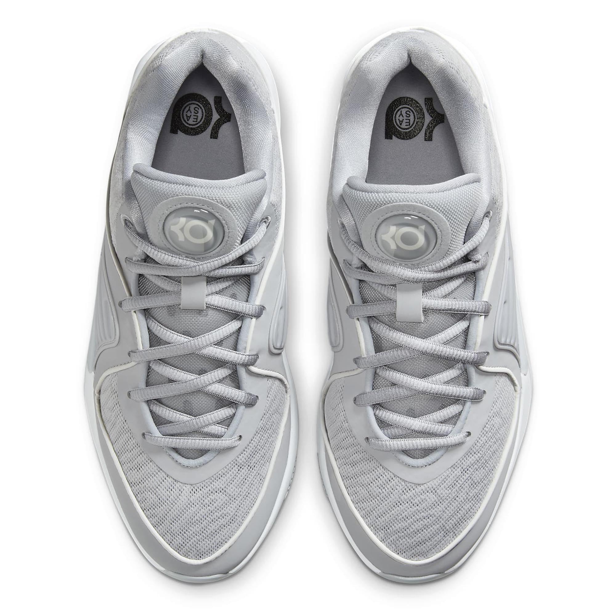 Nike KD16 Basketball Shoes for Men & Women - Wolf Grey/White - Size 9 Men/10.5 Women - High-Performance Court Shoes for Indoor & Outdoor Basketball Games