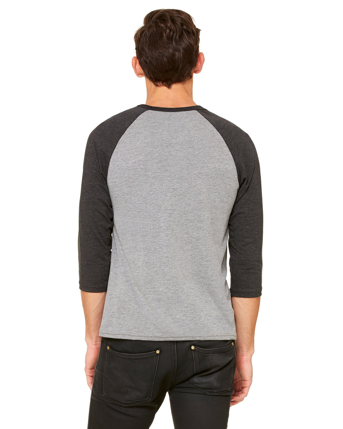 Bella + Canvas 3200 Unisex 3/4 Sleeve Baseball Tee - Soft Cotton Jersey Shirt for Men & Women - Perfect for Casual Wear, Sports & Team Uniforms