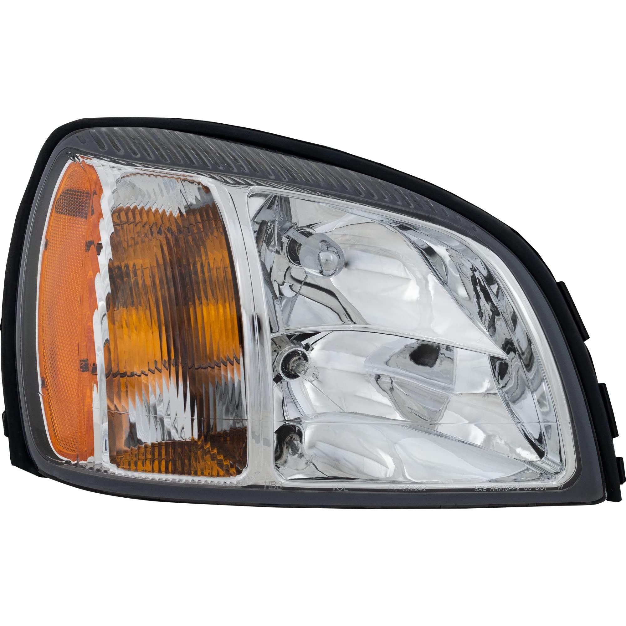 Go-Parts Replacement Headlight Assembly for 2004-2005 Cadillac DeVille - Right Passenger Side Halogen Headlamp - Perfect for Night Driving & Vehicle Restoration Projects