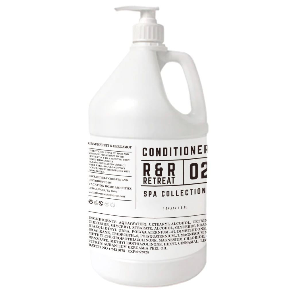 Retreat Conditioner Refill - Grapefruit & Bergamot Scent | Hydrating Hair Treatment for Dry & Damaged Hair | Perfect for Home Spa Days & Self-Care Routines