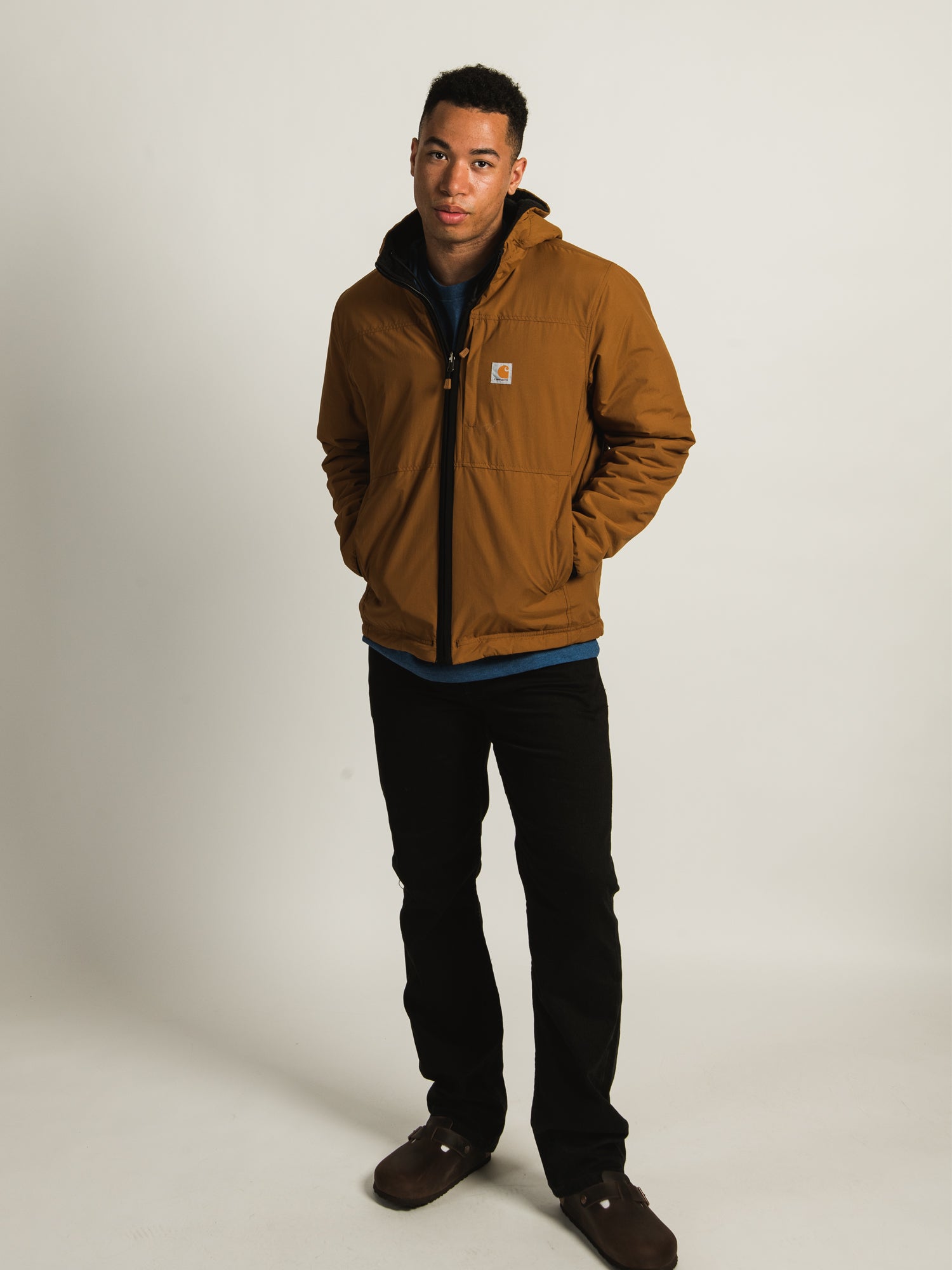 Carhartt Relaxed Fit Reversible Fleece Jacket for Men & Women - Cozy Winter Outerwear for Work, Hiking & Outdoor Activities