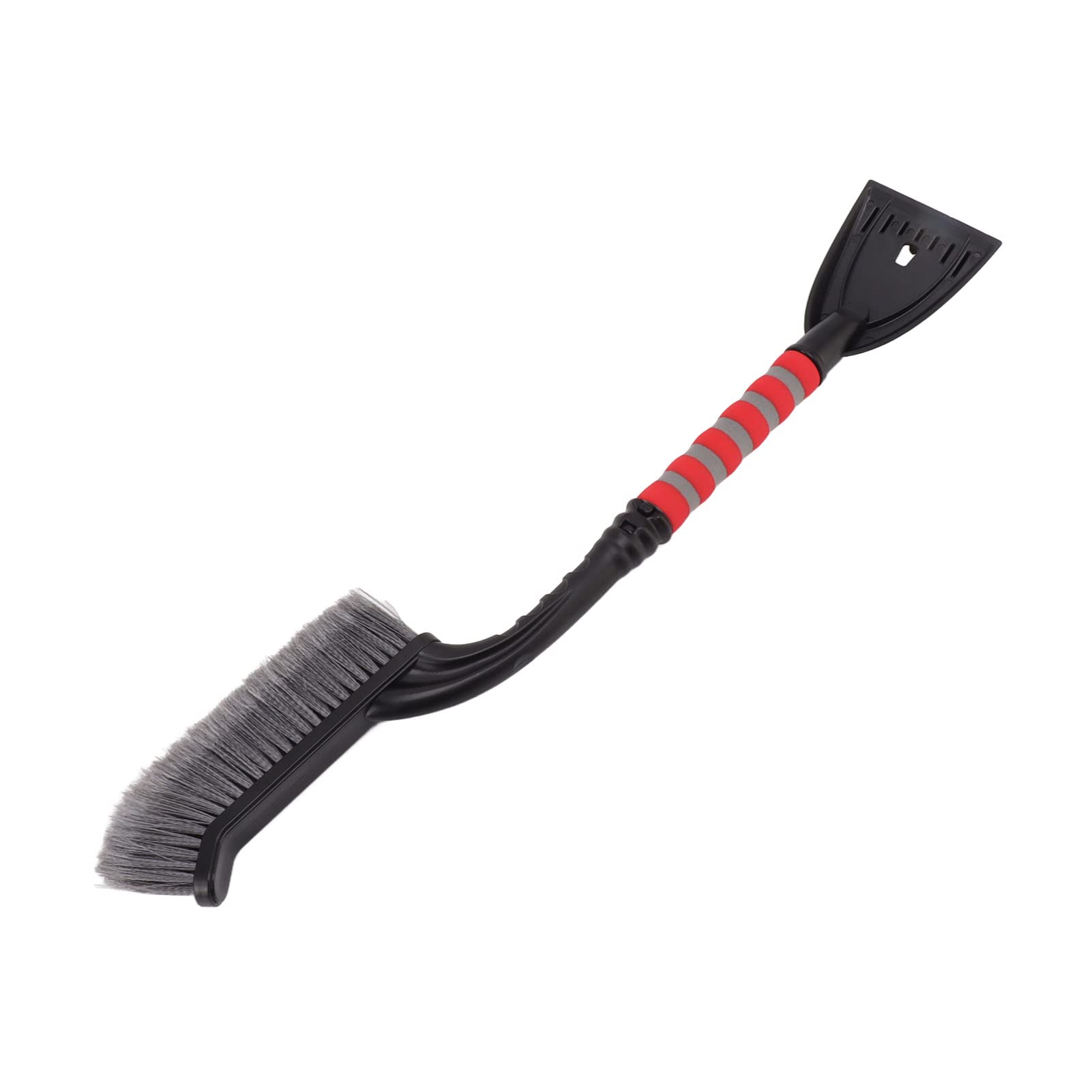 Snow Brush & Ice Scraper for Cars - Cold Resistant (Gray/Red) for Winter Driving