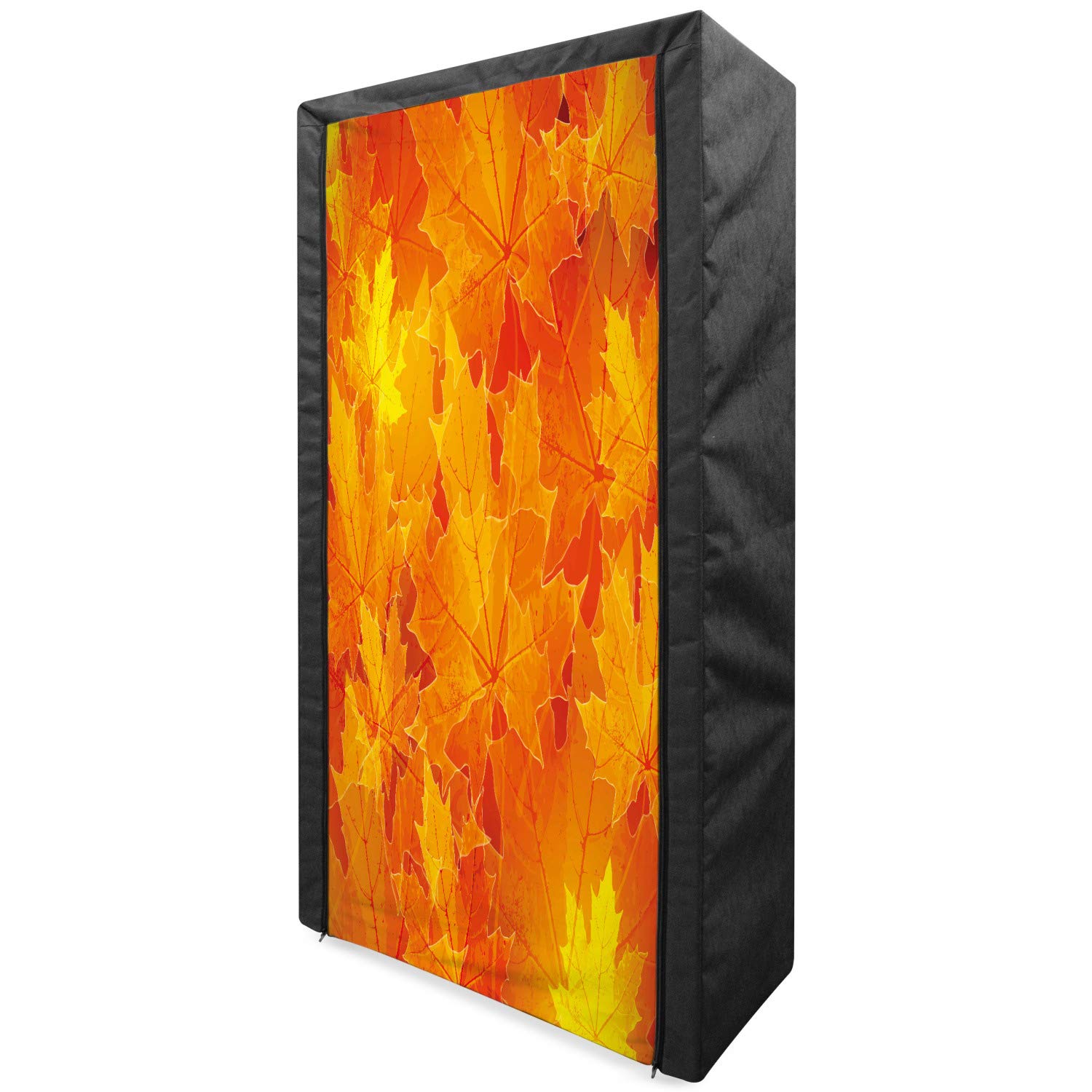 Ambesonne Portable Fabric Wardrobe with Shelves - 33.5