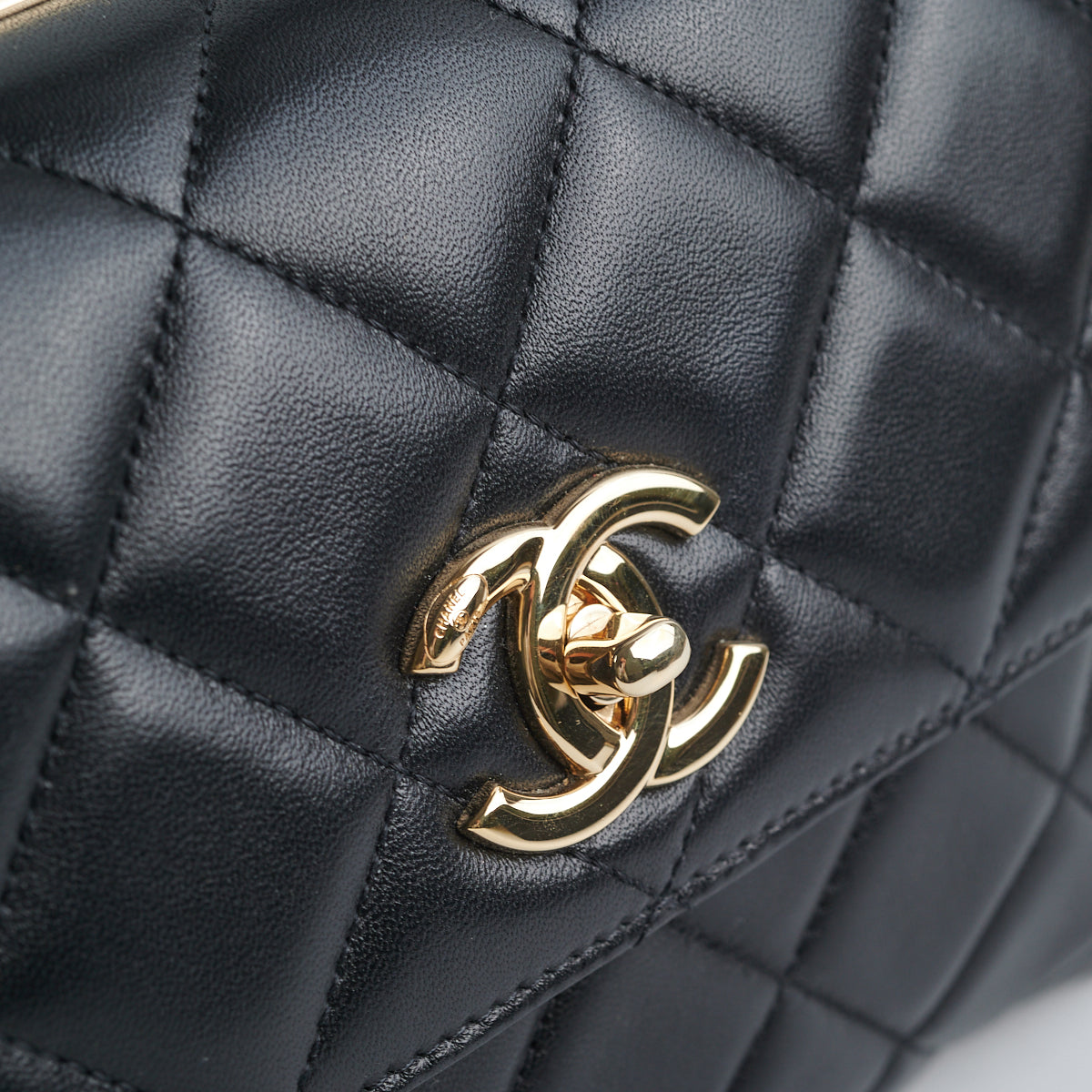 Chanel Quilted Trendy CC Small Black Leather Shoulder Bag - Luxury Designer Handbag for Women, Perfect for Date Night & Evening Events