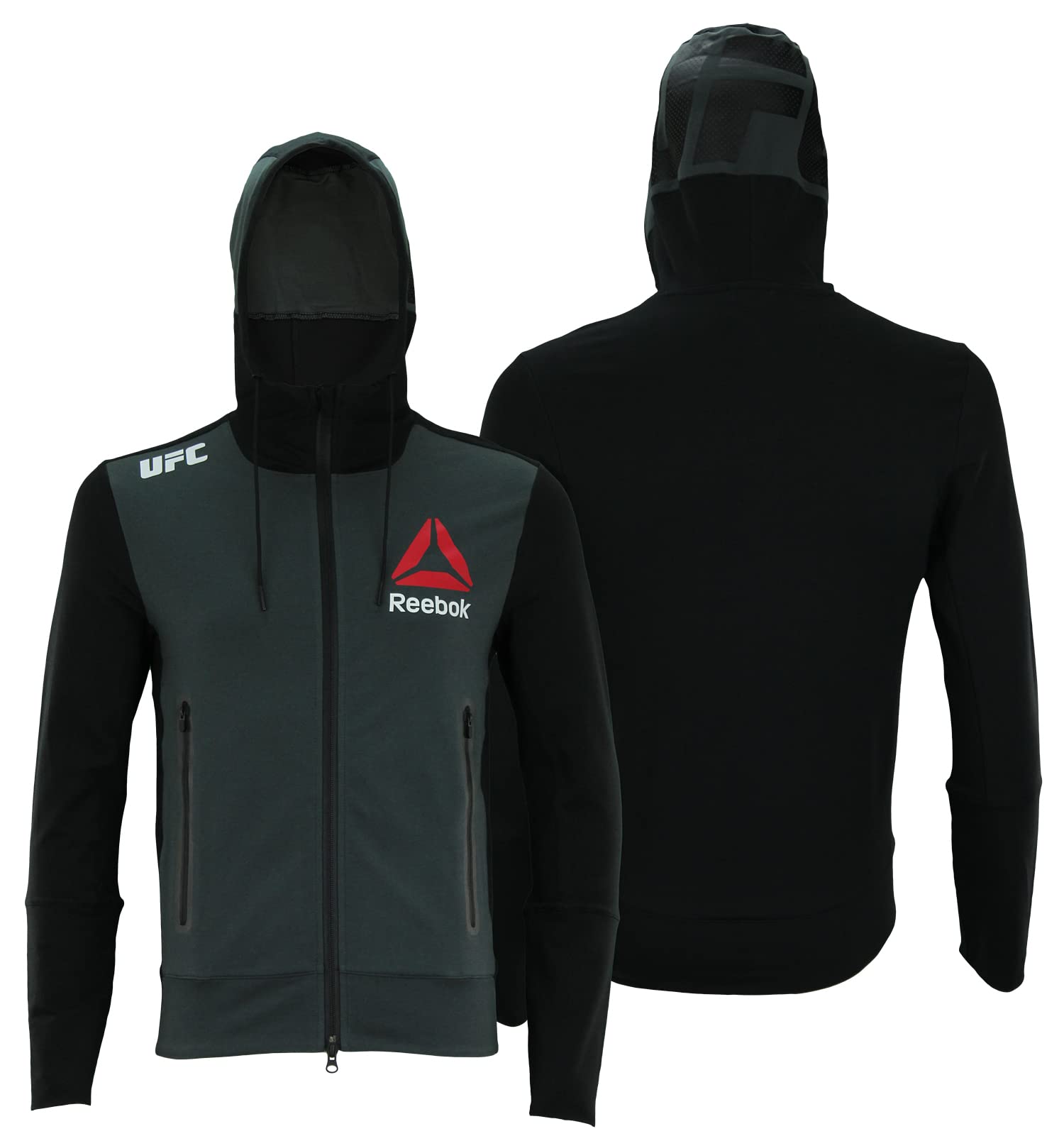 Reebok Men's Full Zip Hoodie - Lightweight, Comfortable & Stylish for Gym, Running & Casual Wear