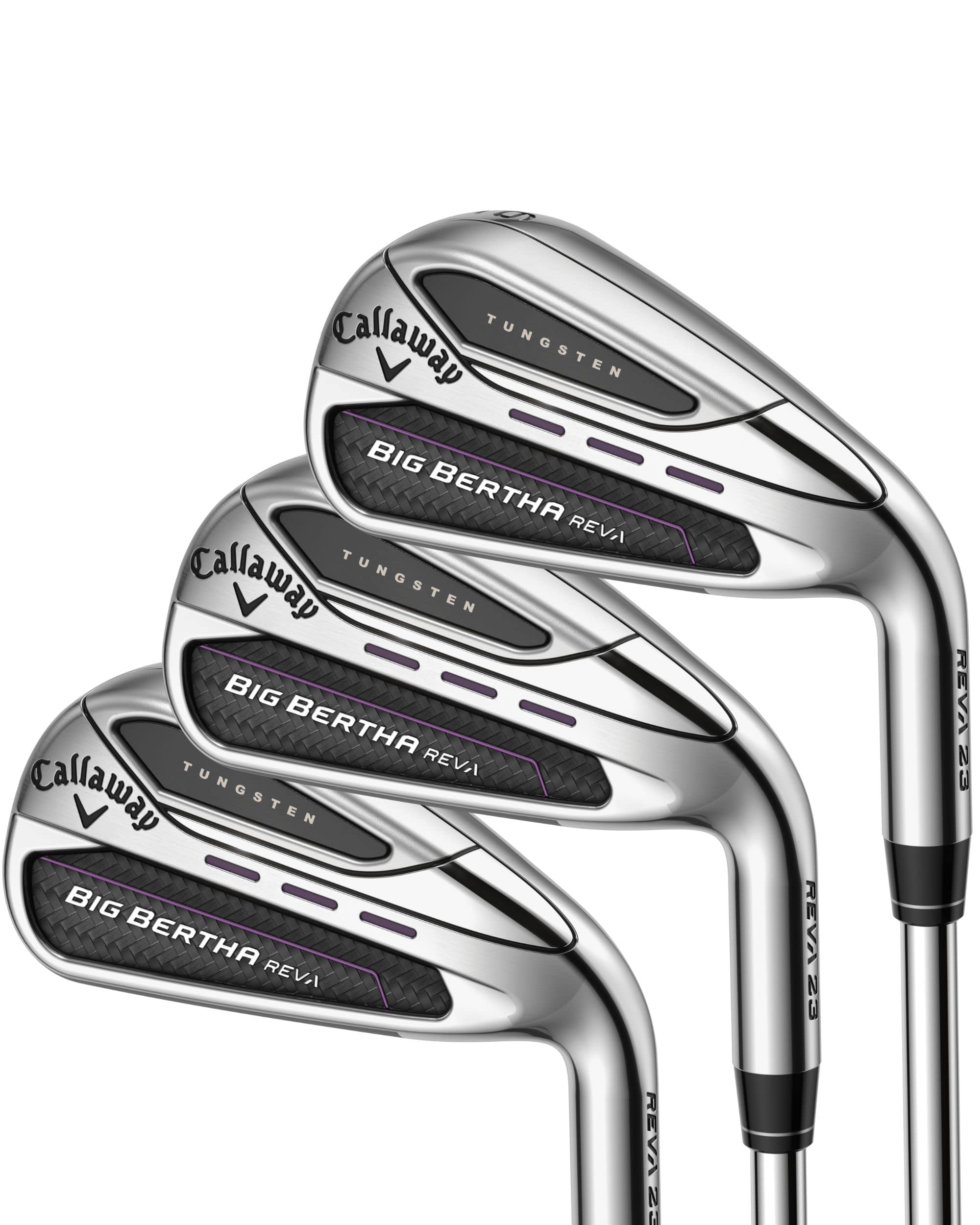 Callaway Golf Big Bertha REVA Women's Iron Set - Premium Ladies Golf Clubs for Distance & Forgiveness | Perfect for Beginners & High Handicap Players on the Course