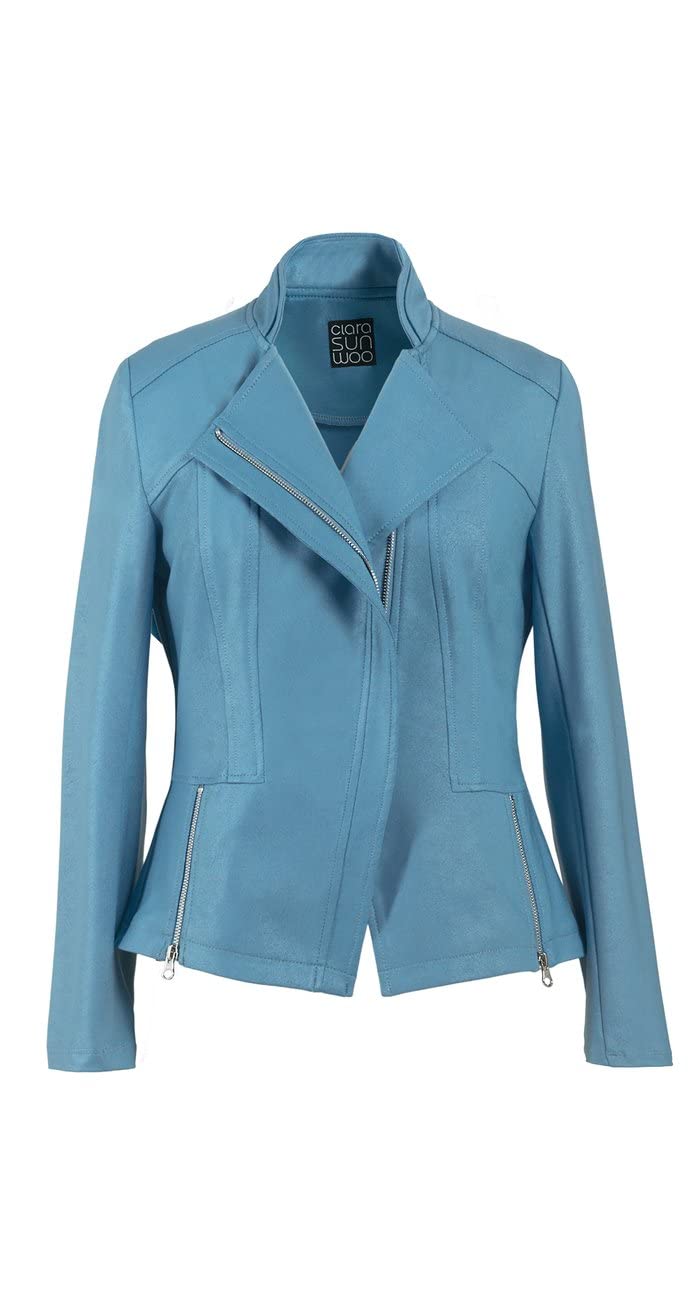 Premium Liquid Leather Signature Women's Jacket - Stylish & Comfortable Outerwear for Fall & Winter - Perfect for Casual Outings, Work & Travel