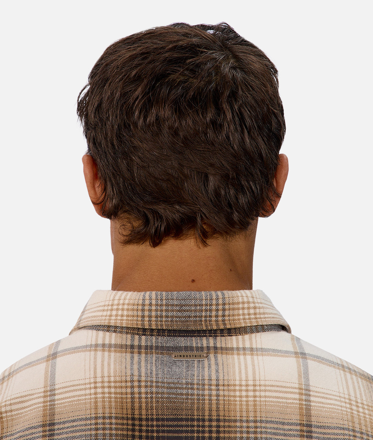 Dayton Long Sleeve Shirt - Wheat & Charcoal Plaid Flannel for Men | Comfortable Casual Wear for Fall & Winter | Perfect for Outdoor Activities, Work & Layering