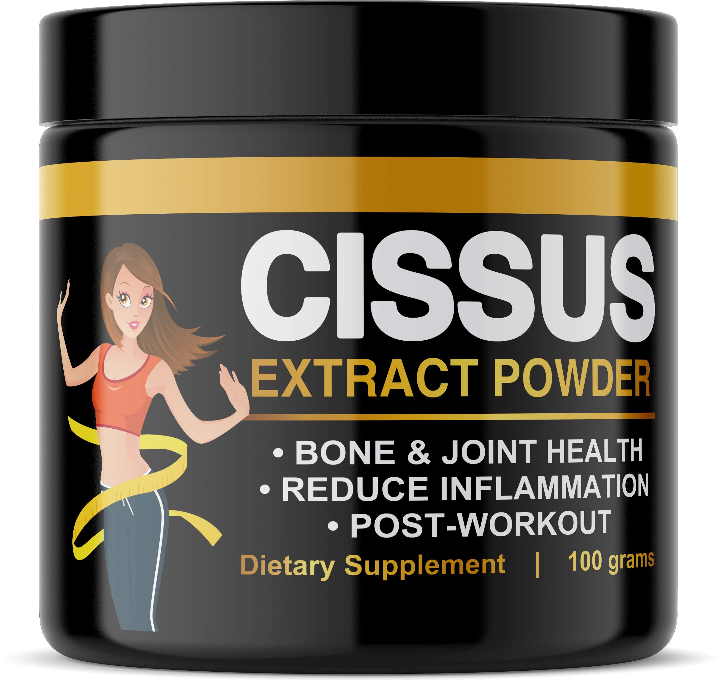 Aoratos Cissus Extract Powder 100g (3.6oz) - Pure Natural Joint Support Supplement for Athletes & Active Lifestyles | Muscle Recovery & Bone Health | Perfect for Post-Workout & Fitness Enthusiasts