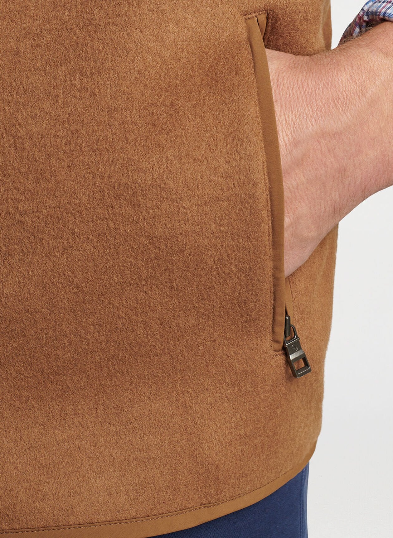 PETER MILLAR Men's Fleece Vest - Lightweight, Warm & Comfortable for Outdoor Activities, Hiking & Casual Wear