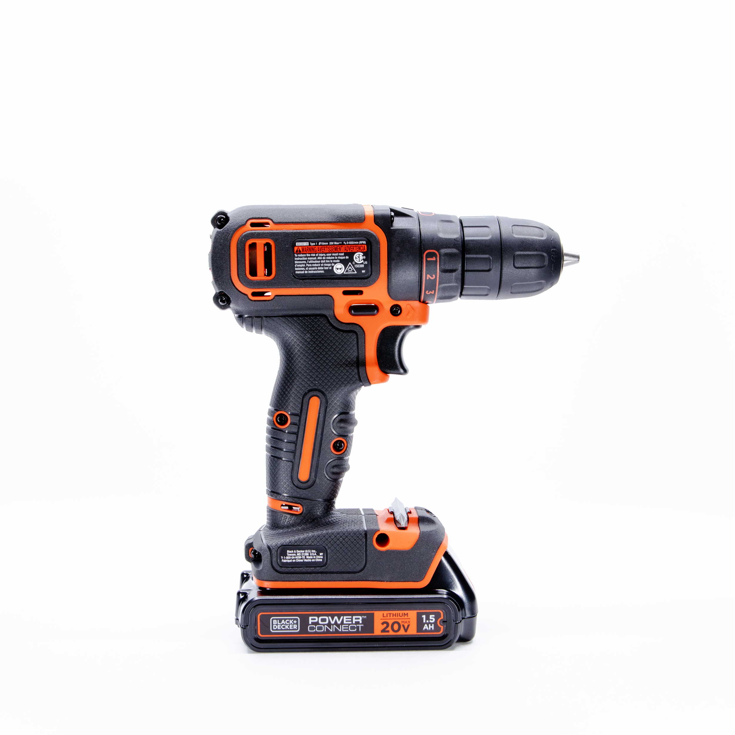 20V MAX Cordless 3/8 Inch Drill Driver Kit with Lithium Ion Battery & Charger - Perfect for DIY Home Projects, Woodworking, and Professional Construction Work