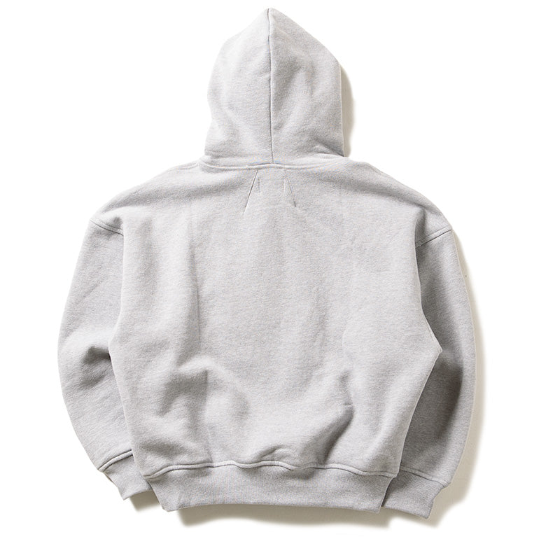 Rhude French Riviera Patch Hoodie - Heather Gray | Streetwear Fashion for Men | Perfect for Casual Outfits & Urban Style