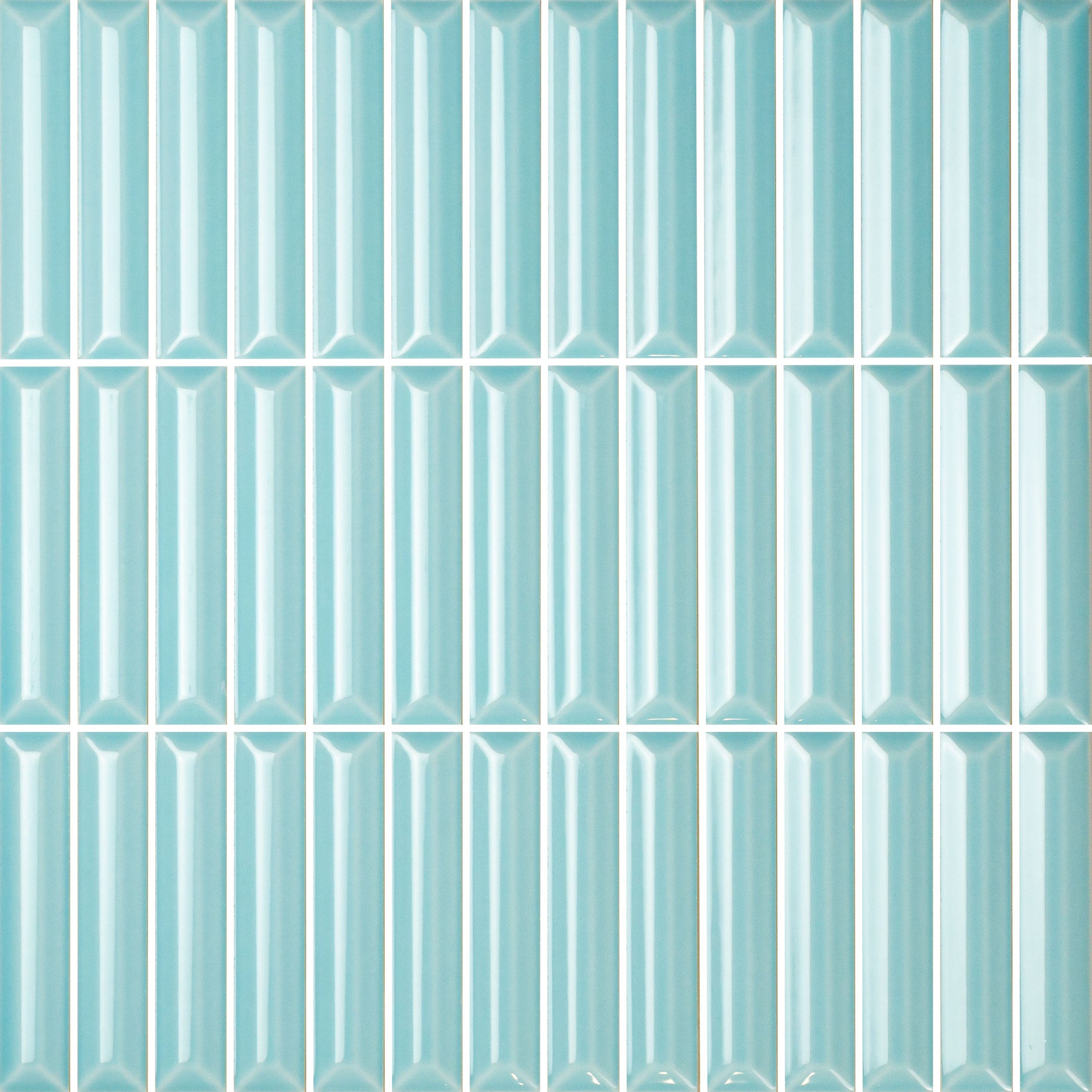 Premium Hashi Curve Kit Kat Fluted Wall Tile - Elegant Textured Ceramic Tiles for Modern Kitchen Backsplash & Bathroom Decor