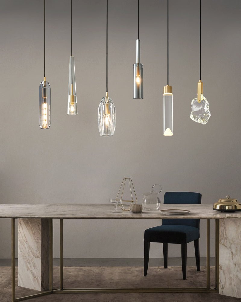 Ecliptique Series Pendant Lamp - Modern Minimalist Ceiling Light Fixture for Living Room, Bedroom & Dining Room Decor