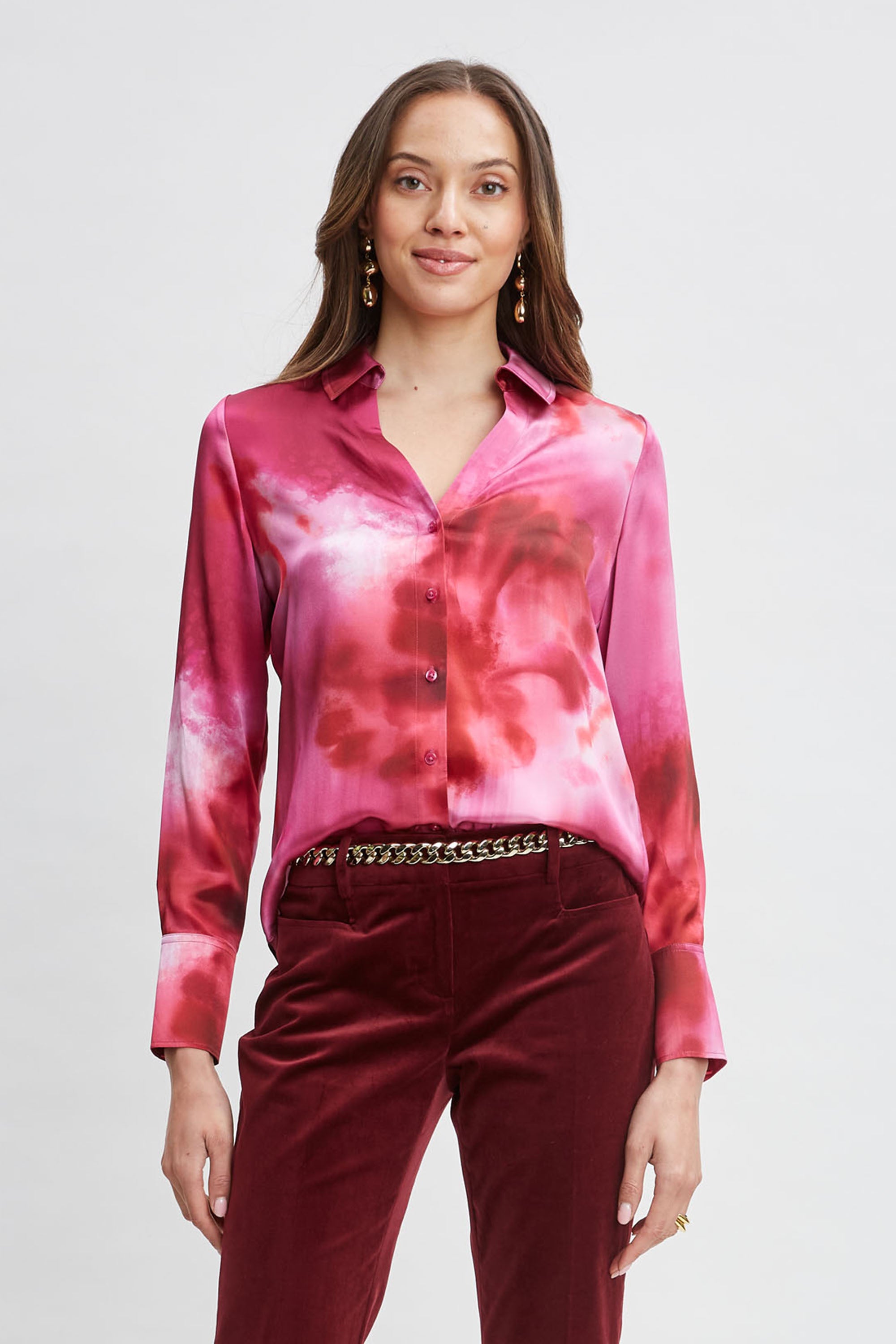 Luxury Silk Venetian Glass Print Shirt for Men & Women – Elegant Fashion Top for Parties, Weddings & Special Occasions