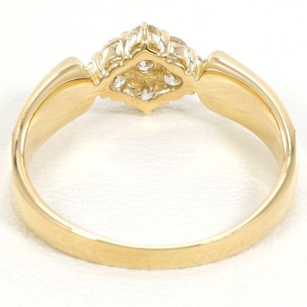 18K Yellow Gold Diamond Ring for Women - Elegant Solitaire Engagement & Wedding Band - Perfect Gift for Anniversary, Valentine's Day & Special Occasions