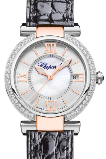 Chopard Imperiale Ladies Watch - Stainless Steel & Ethical Rose Gold with Diamonds - Luxury Women's Wristwatch for Formal Events & Special Occasions