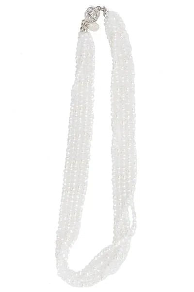 Elegant Short Crystal Pearl Necklace for Women - Perfect for Weddings, Parties & Everyday Wear