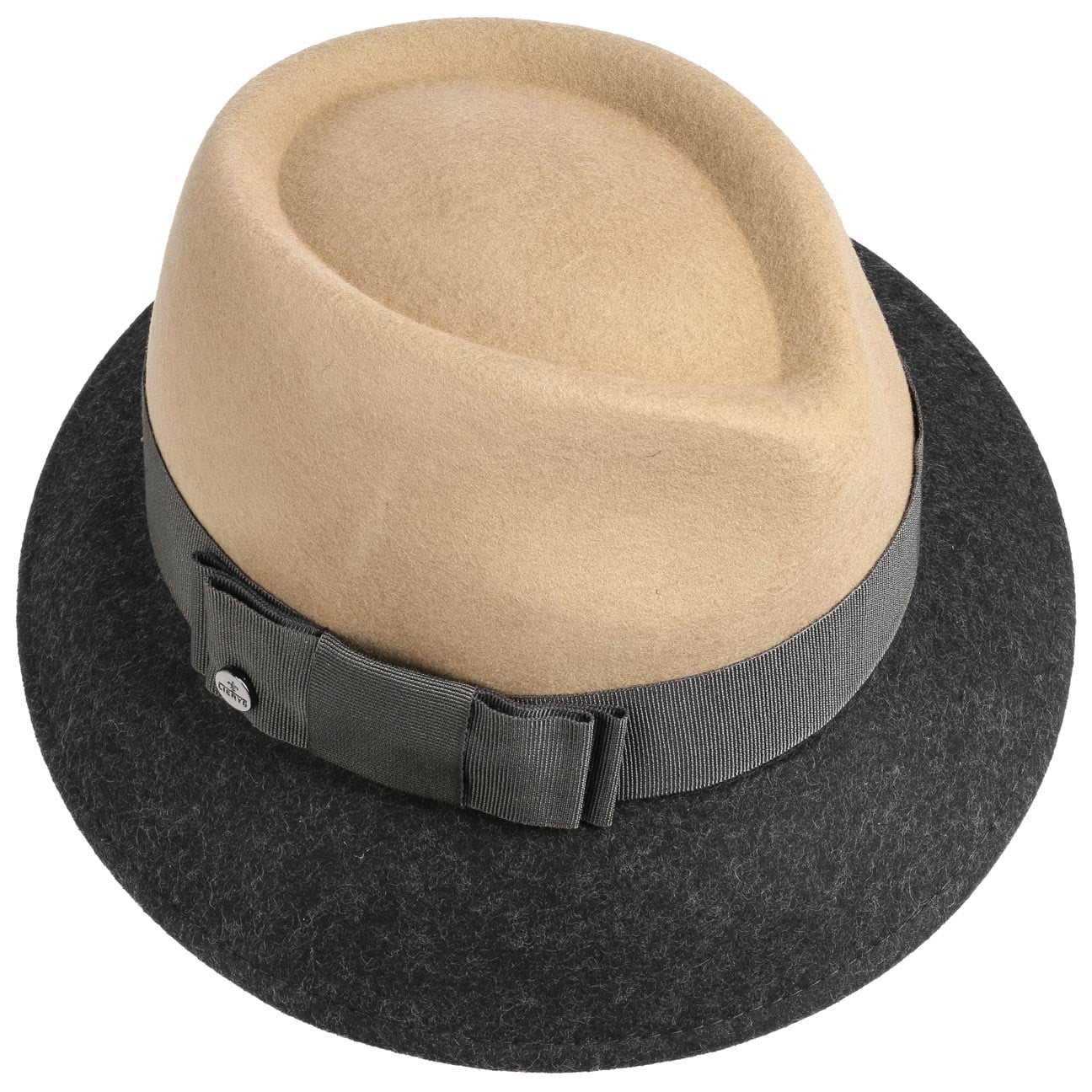 Lierys Asym Twotone Wool Felt Hat - Stylish Winter Fashion Accessory for Women | Perfect for Outdoor Events, Travel & Cold Weather