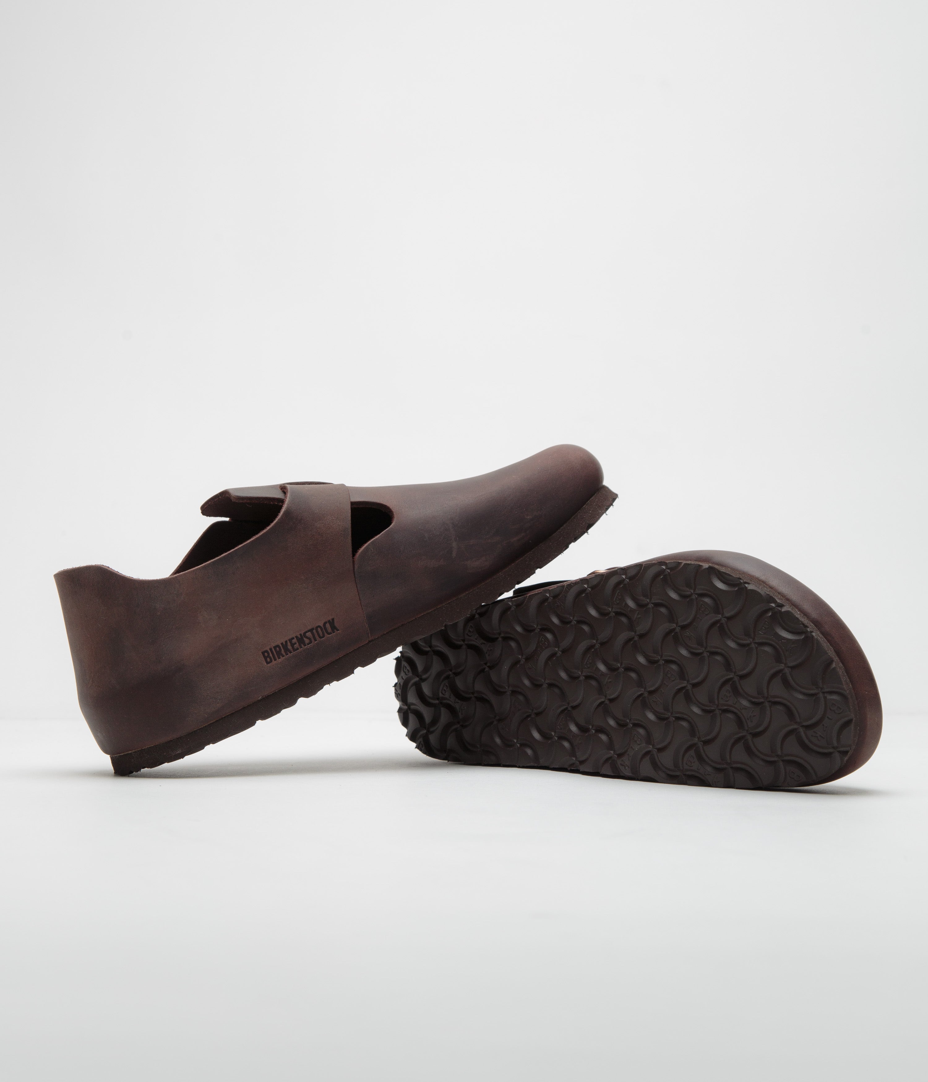 Birkenstock London Narrow Shoes in Habana - Comfortable & Stylish Leather Sandals for Men & Women - Perfect for Walking, Travel & Casual Wear