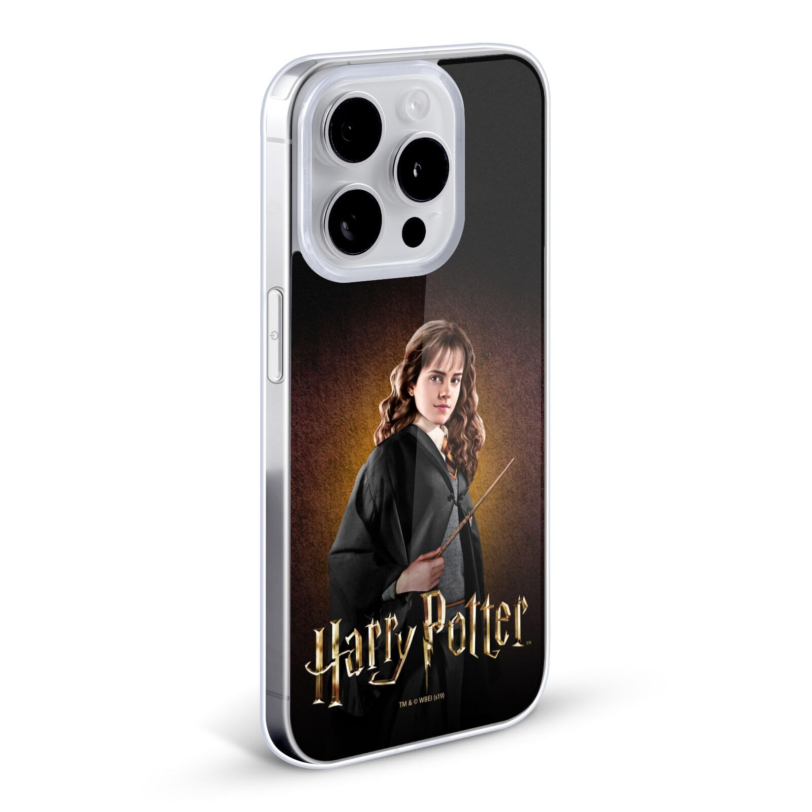 Official Harry Potter Hermione Granger Chamber of Secrets iPhone 12 Case - Soft Gel Phone Cover for iPhone 12/12 Pro - Perfect for Potter Fans, School, Work & Daily Protection