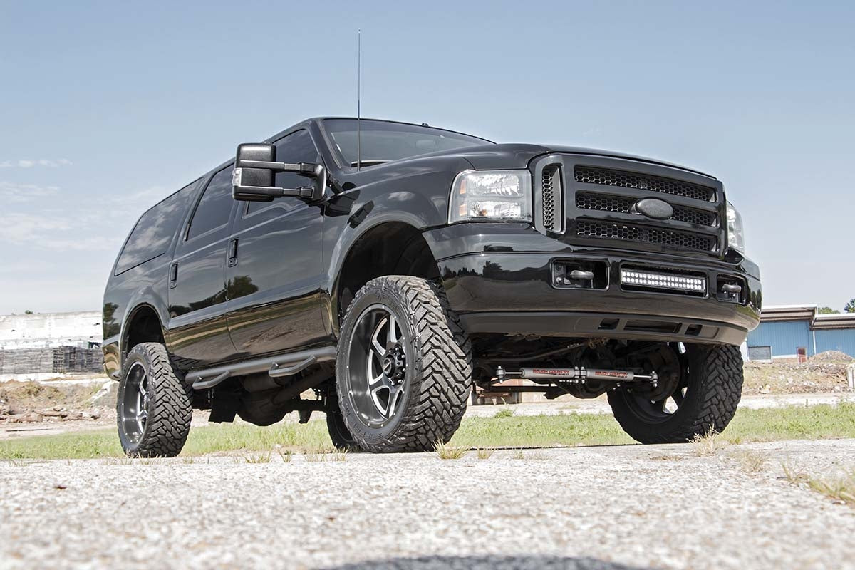 2 Inch Leveling Kit for Ford Excursion 4WD (2000-2005) - Heavy Duty Leaf Spring Block - Part# 49800_A | Truck Suspension Lift Kit for Off-Roading & Towing