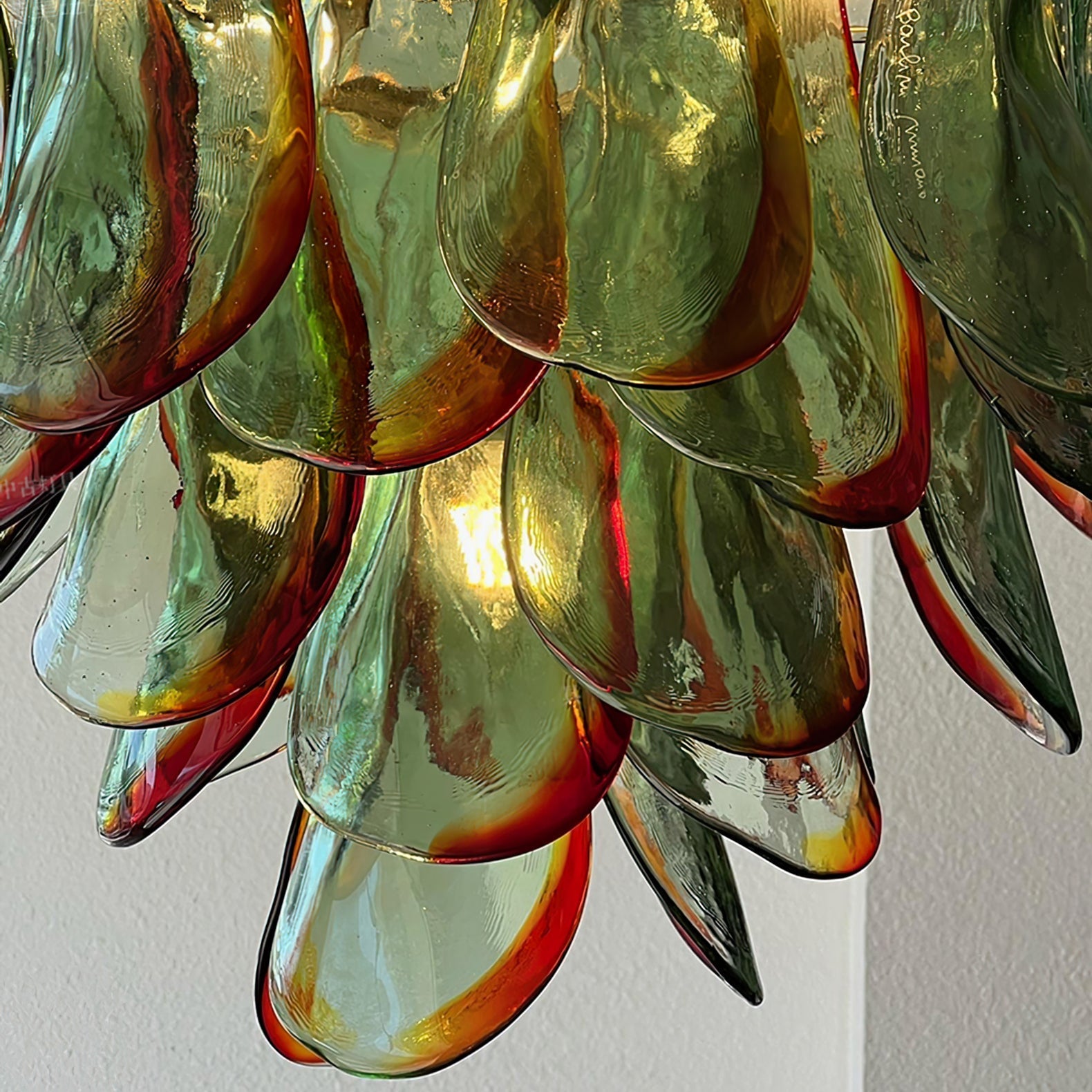Elegant Marielle Murano Glass Chandelier - Handcrafted Italian Lighting Fixture for Dining Room, Living Room & Bedroom Decor