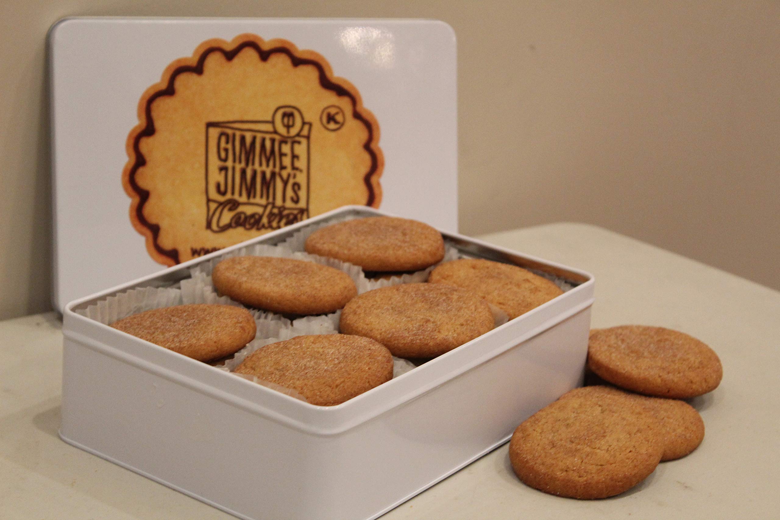 Gimmee Jimmy's Fresh Baked Sugar Cookies - 6 Lbs Premium Homemade Cookies in Decorative Tin | Perfect for Gifts, Parties & Holiday Treats