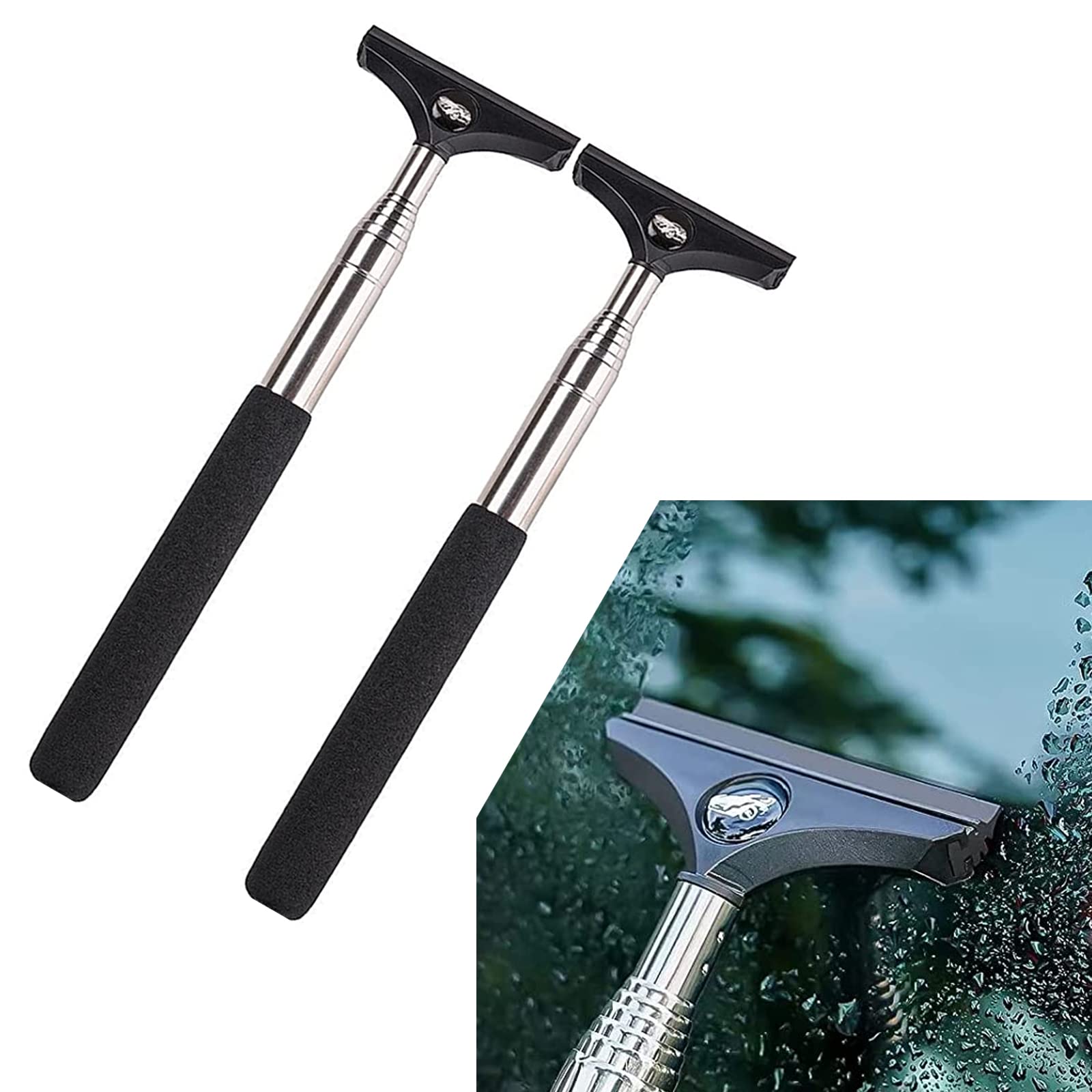 Pack of 2 Retractable Car Rearview Mirror Wiper - 38.58