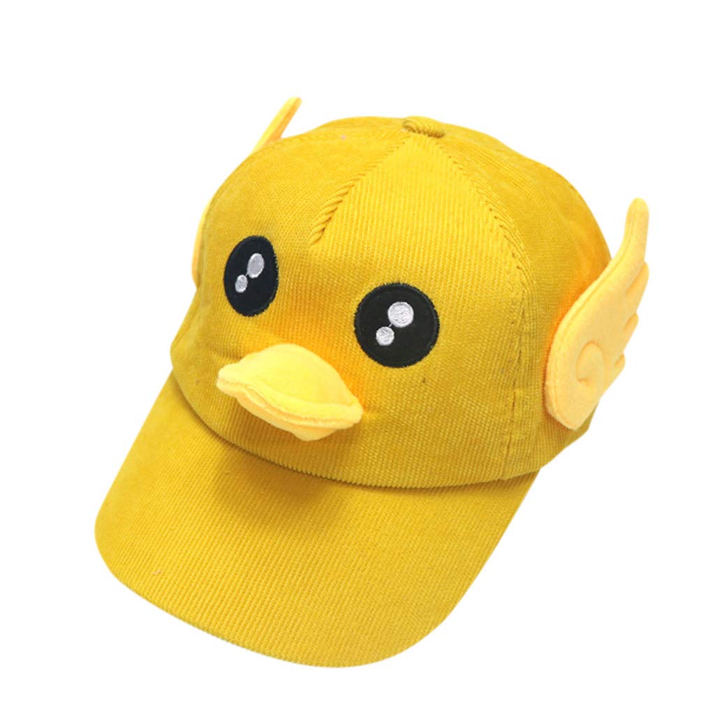 Baby Sun Hats for Boys & Girls - Cotton Baseball Cap with Wide Brim for Sun Protection, Soft Construction Hat for Kids Outdoor Activities, Cooking, and Play