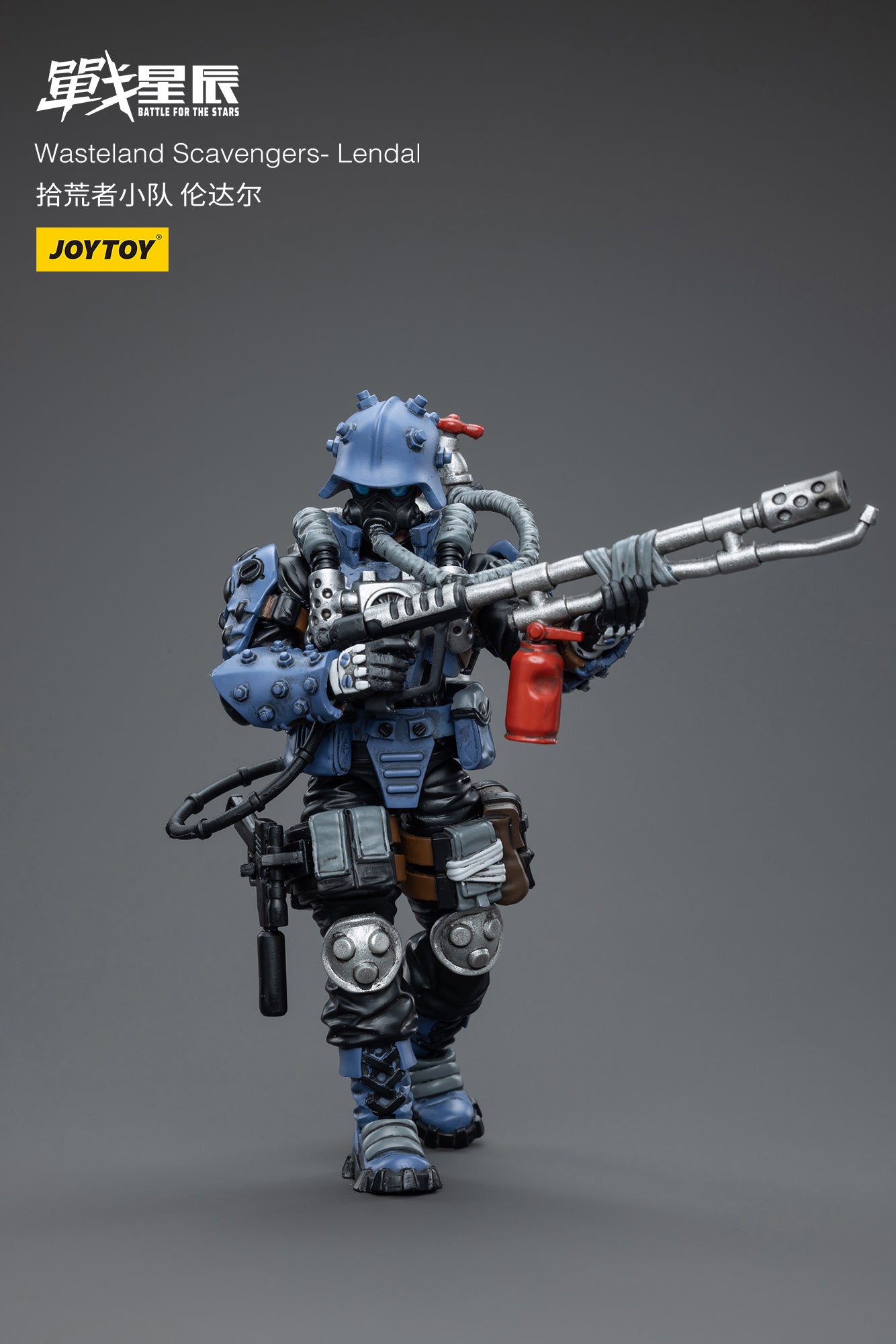 1/18 JOYTOY 3.75 Inch Wasteland Scavengers Action Figure Set (3PCS) - Post-Apocalyptic Collectible Toys for Display, Photography & Role Play