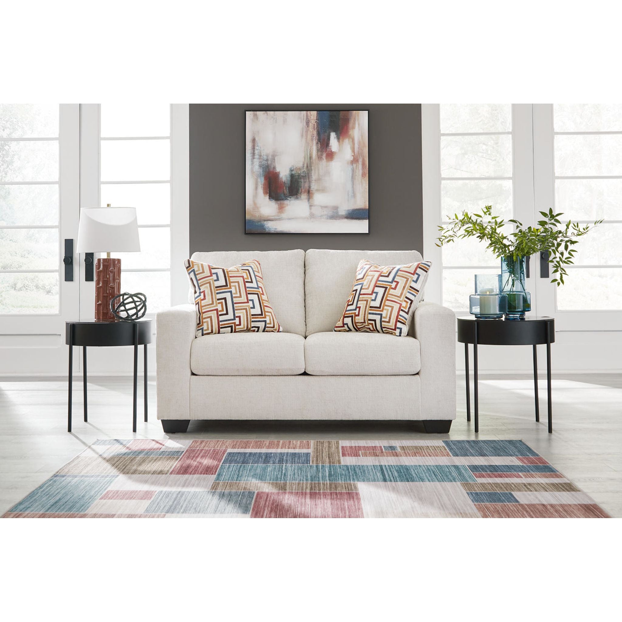 Aviemore Loveseat - Modern Upholstered 2-Seater Sofa for Small Spaces | Perfect for Apartments, Living Rooms & Cozy Corners