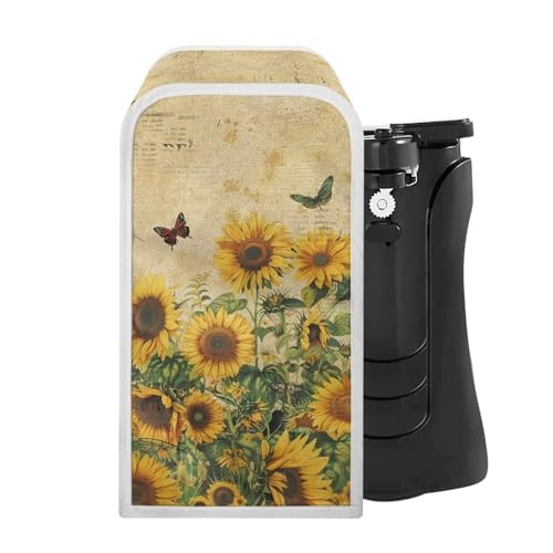 Sunflower Butterfly Vintage