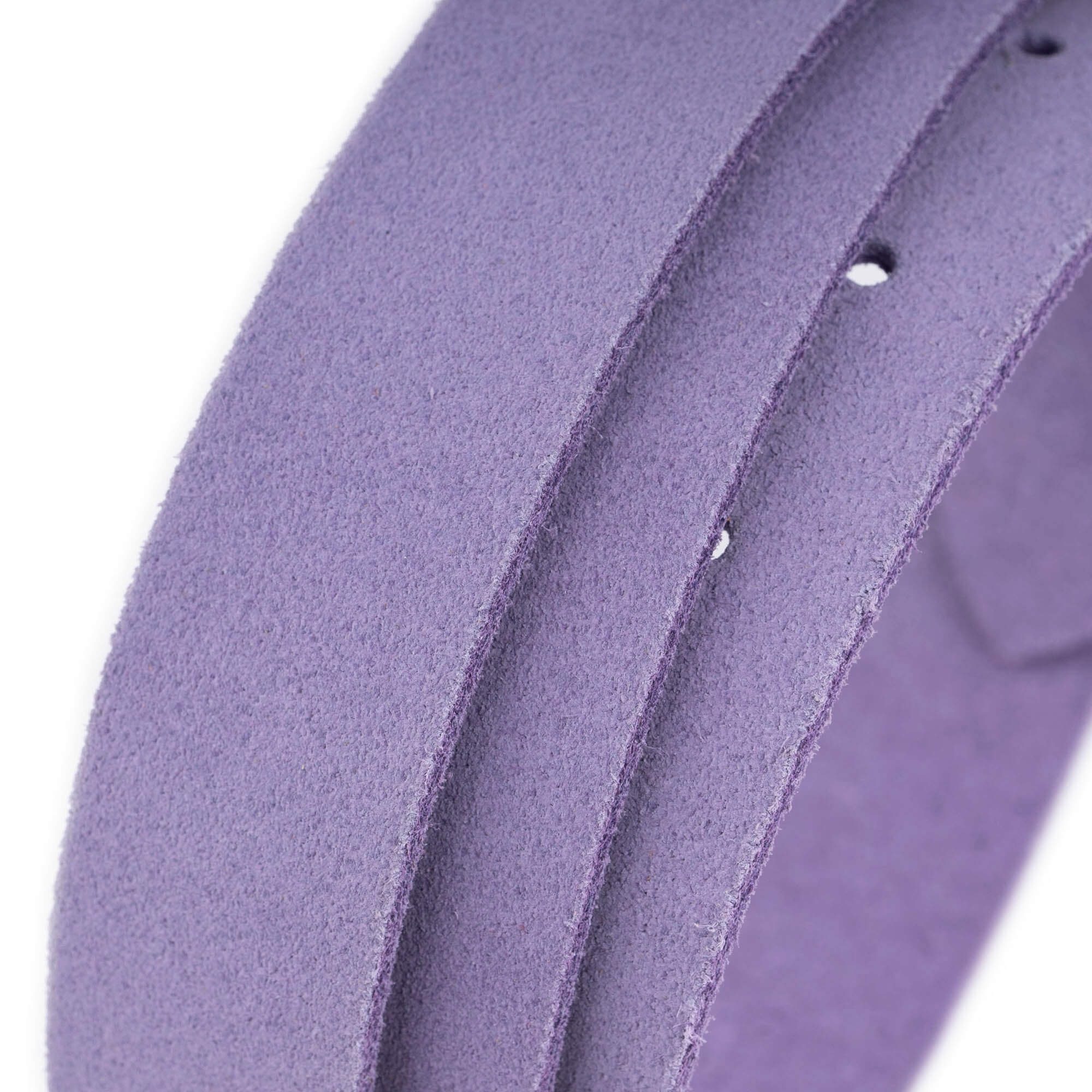 Dunhill Buckle Replacement - 2.5cm Wide Lilac Suede Belt Strap for Men & Women | Perfect for Dress Pants, Jeans & Formal Attire