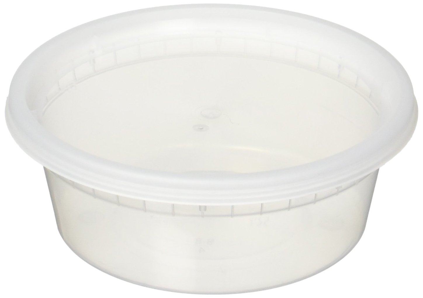 Reditainer 8 oz. Clear Plastic Deli Food Containers with Lids - 40 Pack - Airtight Leakproof Food Storage Containers for Meal Prep, Leftovers, Takeout & Restaurant Use