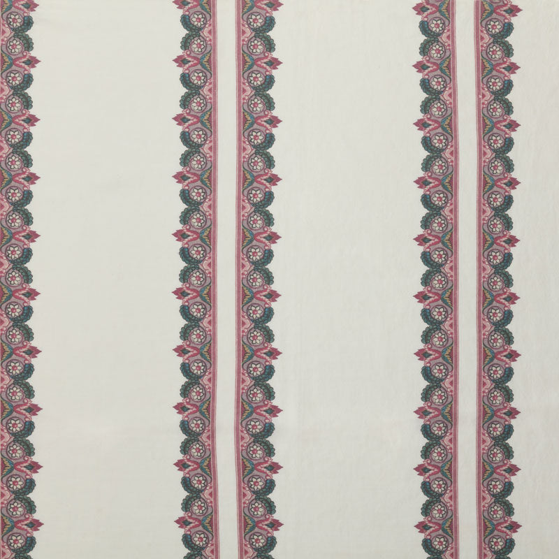 Balazuc Morocco Marchprint Linen Tablecloth - Ivory 100% Linen Dining Table Cover - Perfect for Farmhouse, Rustic, and Boho Home Decor