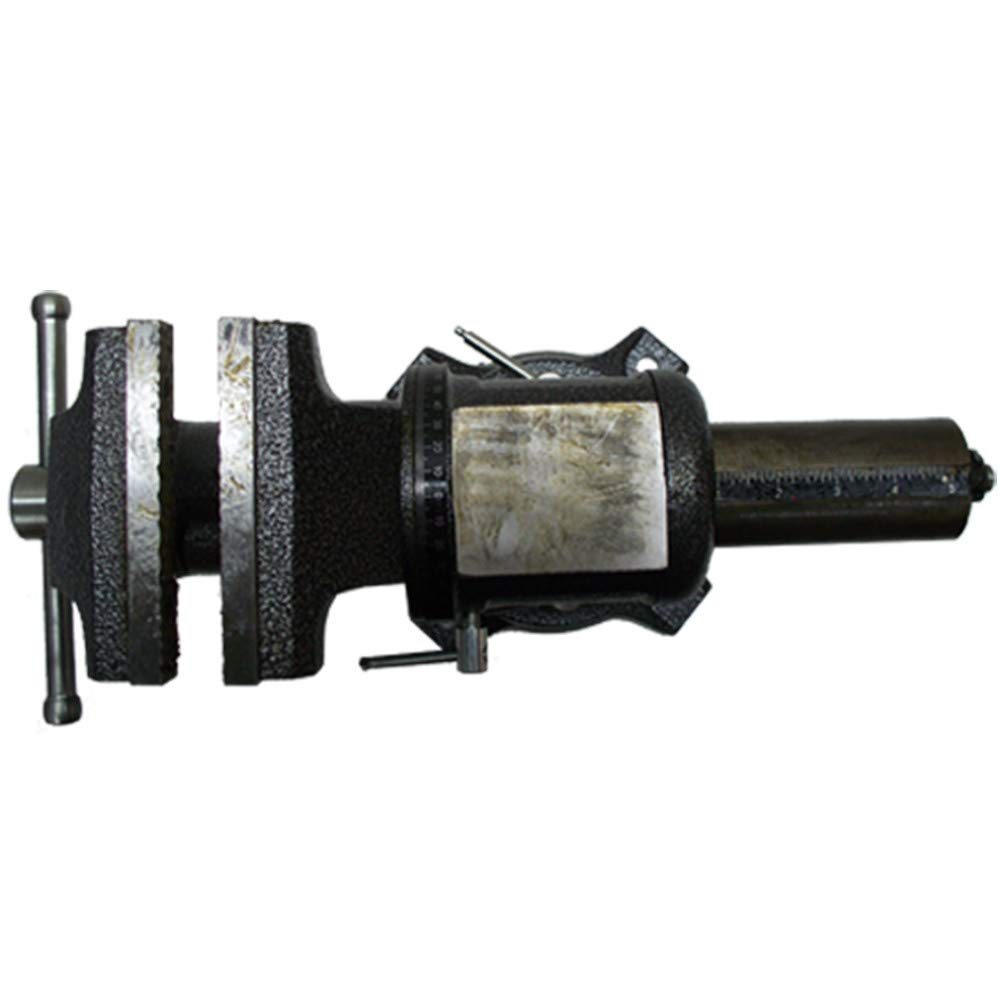 MH GLOBAL 5 Inch Multi-Purpose Vise Anvil with 360 Degree Swivel Base & Pipe Jaw - Perfect for Metalworking, Woodworking, and DIY Projects