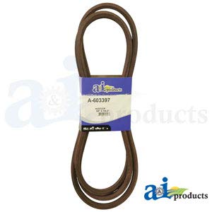 A&I Products A-603397 Hustler Belt Mower Replacement - Compatible with Hustler Zero Turn Mowers - Durable Lawn Mower Belt for Professional Landscaping & Yard Maintenance