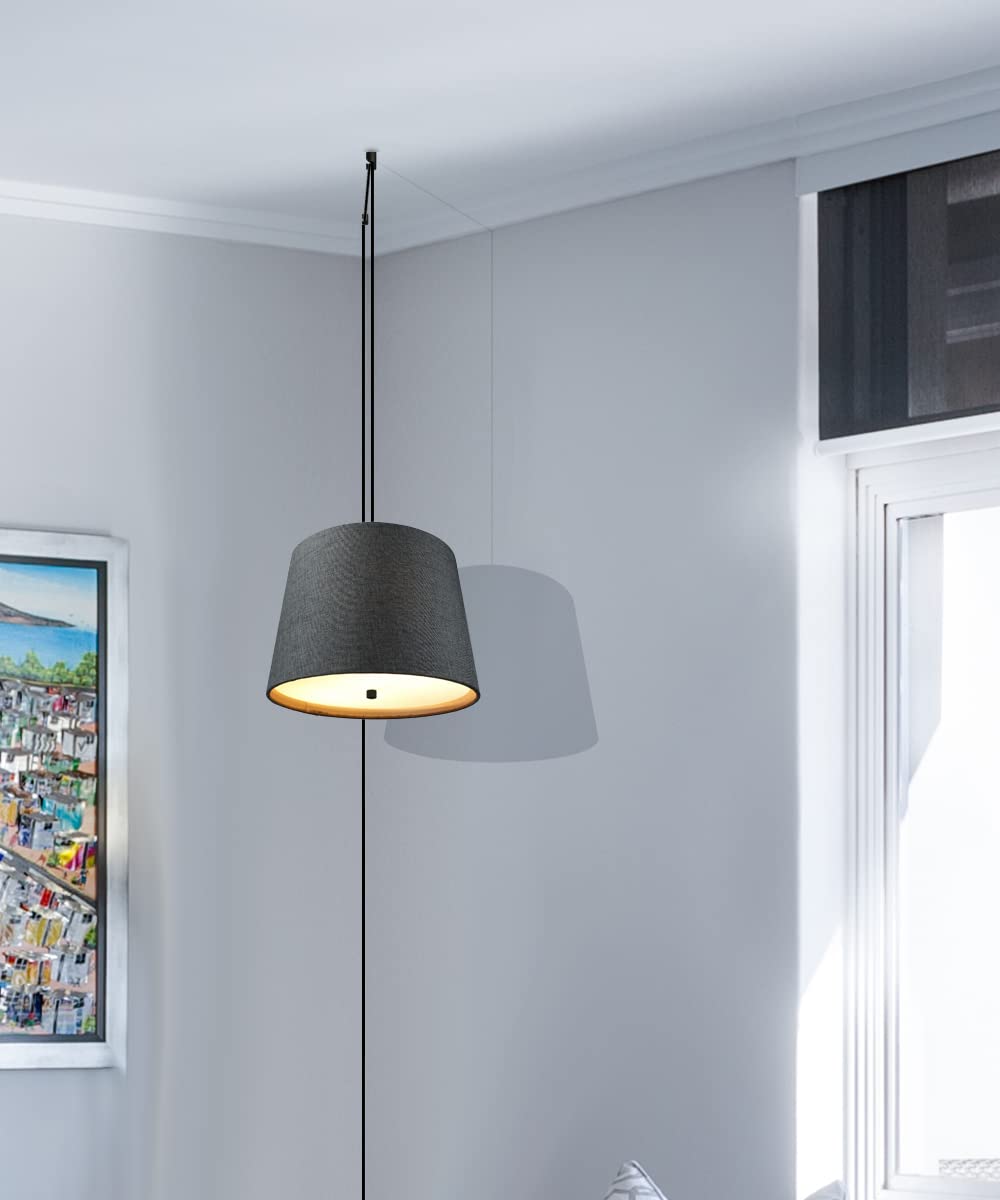 2-Light Plug-in Swag Pendant with Diffuser - 14