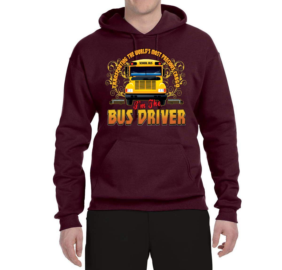 Unisex Graphic Hoodie Sweatshirt - Bus Driver Cars & Trucks Design for Men & Women | Perfect for Casual Wear, Work Uniform & Gift for Transportation Enthusiasts