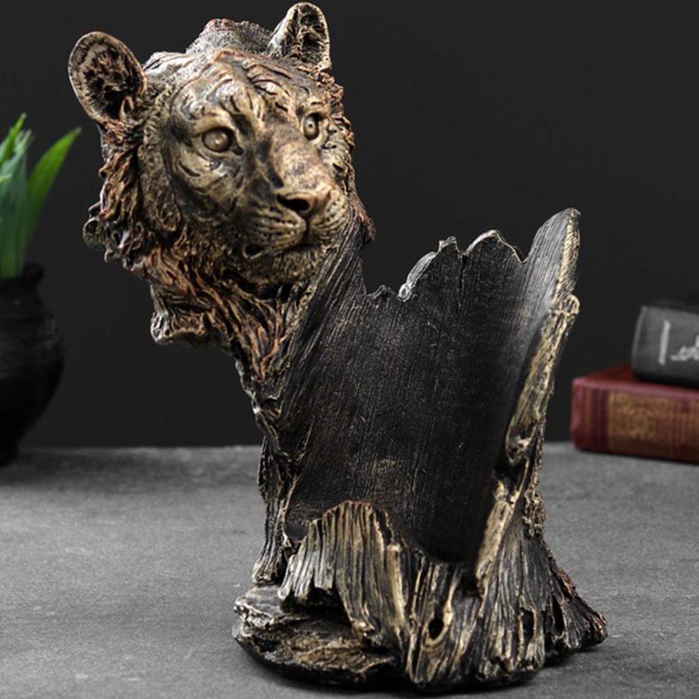 Tiger Wine Bottle Holder - Elegant Countertop Wine Rack for Kitchen Decor | Best Wine Accessories & Unique Gift Ideas | Perfect for Home Bar, Dining Room, and Wine Enthusiasts