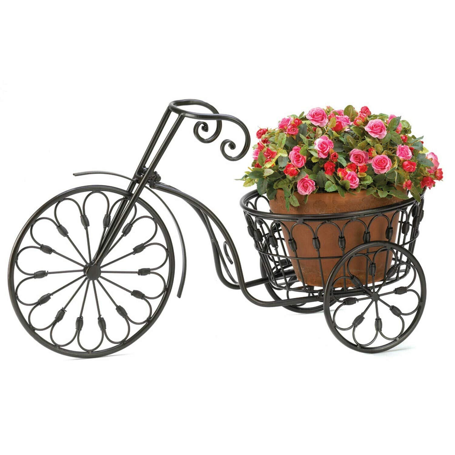 Stylish Bicycle Plant Stand for Indoor & Outdoor Decor - Perfect for Home, Garden, Balcony, and Patio