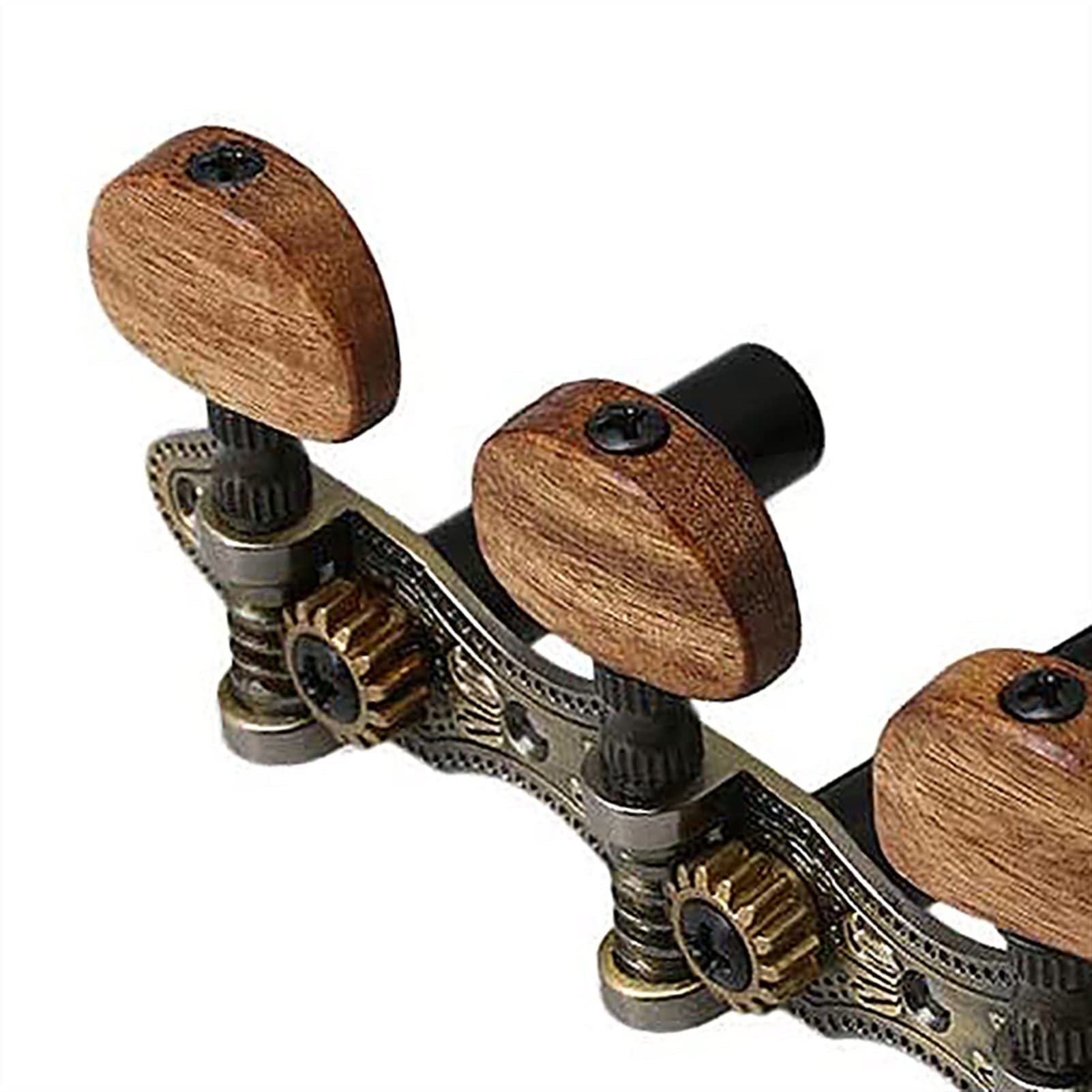 2Pcs Classical Guitar Tuners - Premium Tuning Key Pegs & Machine Heads for Acoustic, Folk & Classical Guitars - Durable Guitar Tuning Knobs for Precise Sound Adjustment - Perfect for Beginners & Professional Musicians (Ideal for Live Performances, Studio Recording & Home Practice)