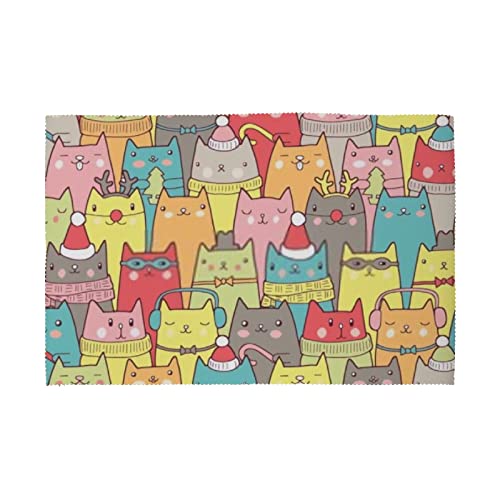 Hand Drawn Christmas Cats