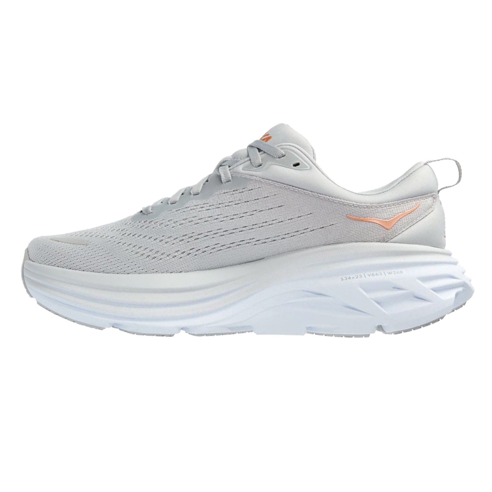 HOKA Bondi 8 Women's Running Shoes (Wide Width) - Cushioned Comfort for Long Distance Running & Walking