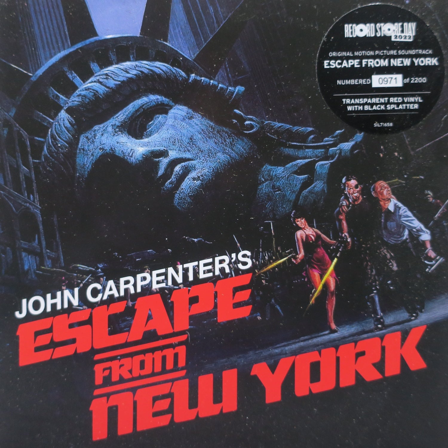 John Carpenter 'Escape from New York' Soundtrack RSD Exclusive Red/Black Vinyl 7