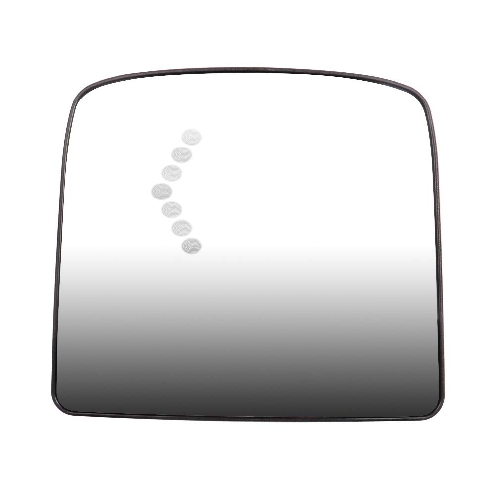 SCITOO Heated Truck Hood Mirror Tow Mirror for International 9200 9400i 9900 (1997-2010) - PC LH Small Mirror, Door Mounted, Anti-Glare, Durable Replacement - Perfect for Long Haul Trucking & Night Driving