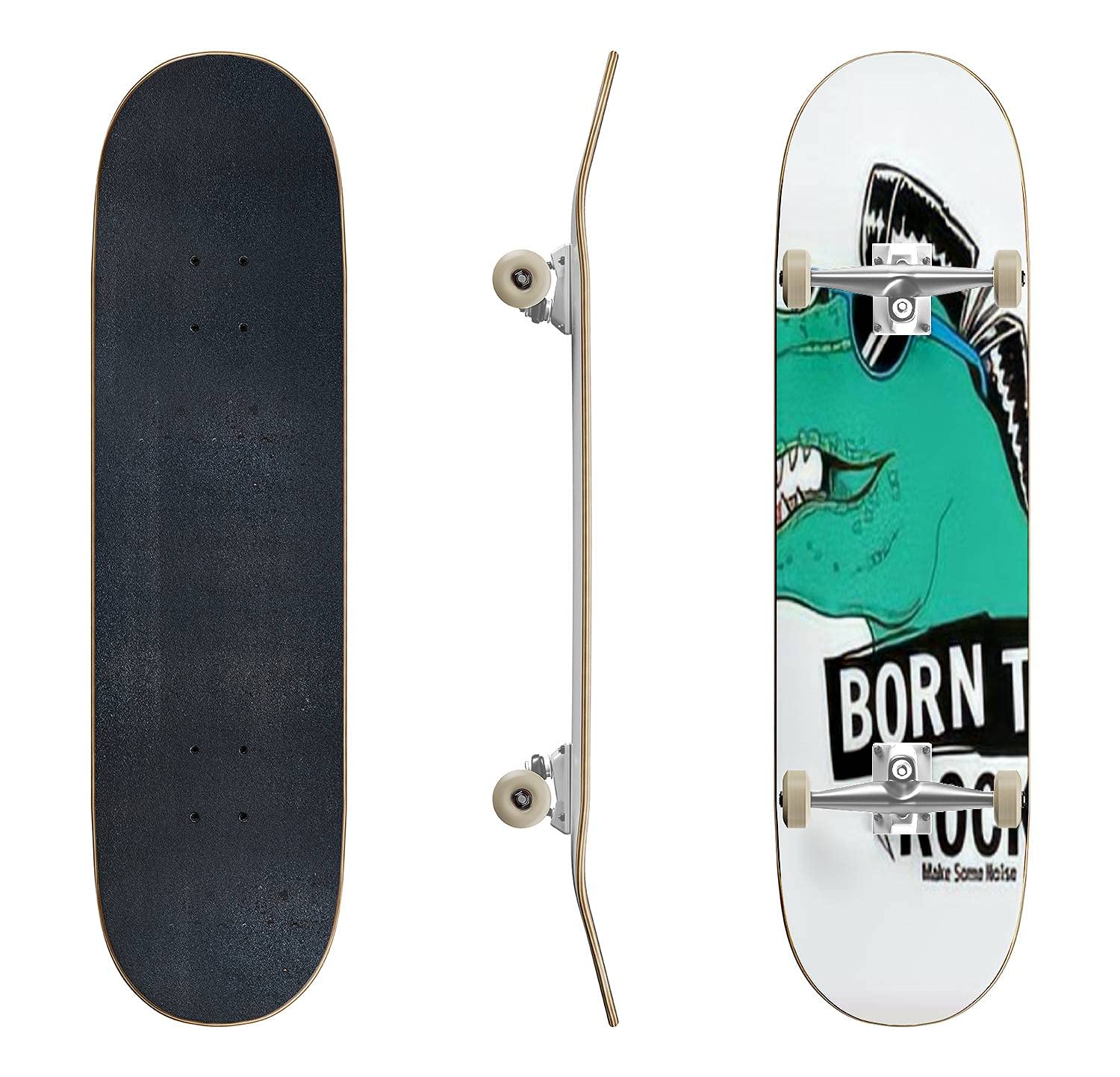 Premium Skateboard for Beginners & Professionals - Classic Concave Longboard for Extreme Sports | Cool Teen Gifts & Summer Decor | Durable for Street, Park & Vert Riding