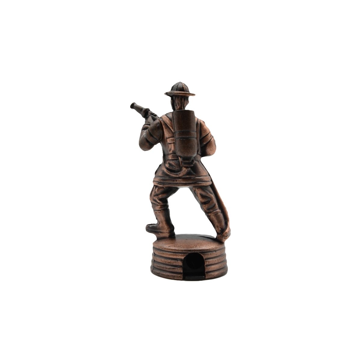 Vintage Fireman Fire Hose Die Cast Desk Pencil Sharpener - Collectible Novelty Office Supply for Firefighter Enthusiasts & Teachers - Perfect for Home, Office, and Classroom Use